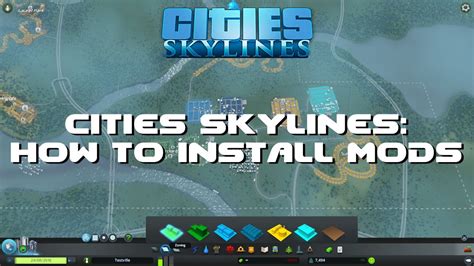 cities skylines how to install mods